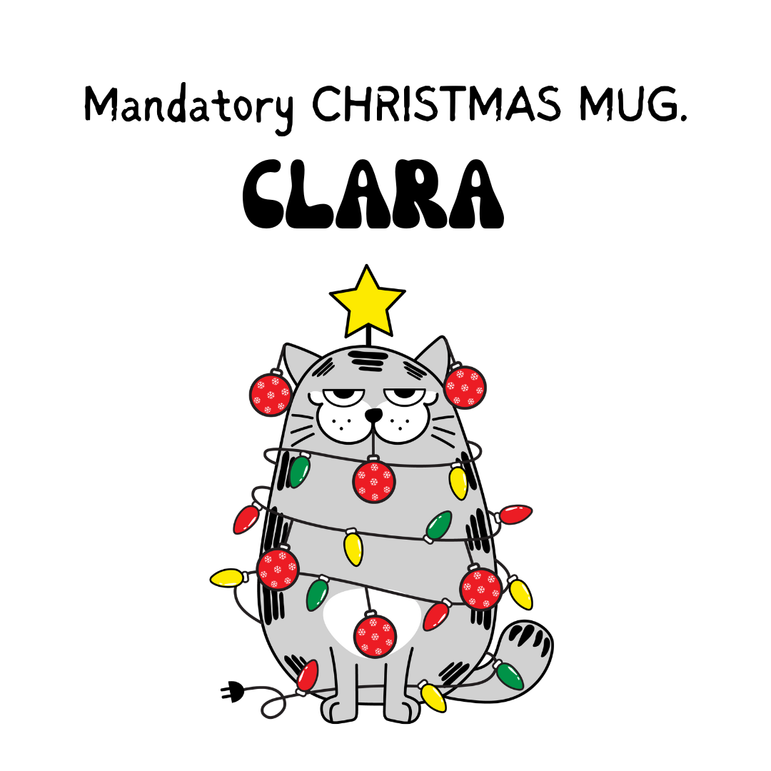 Christmas Mug- personalised with name