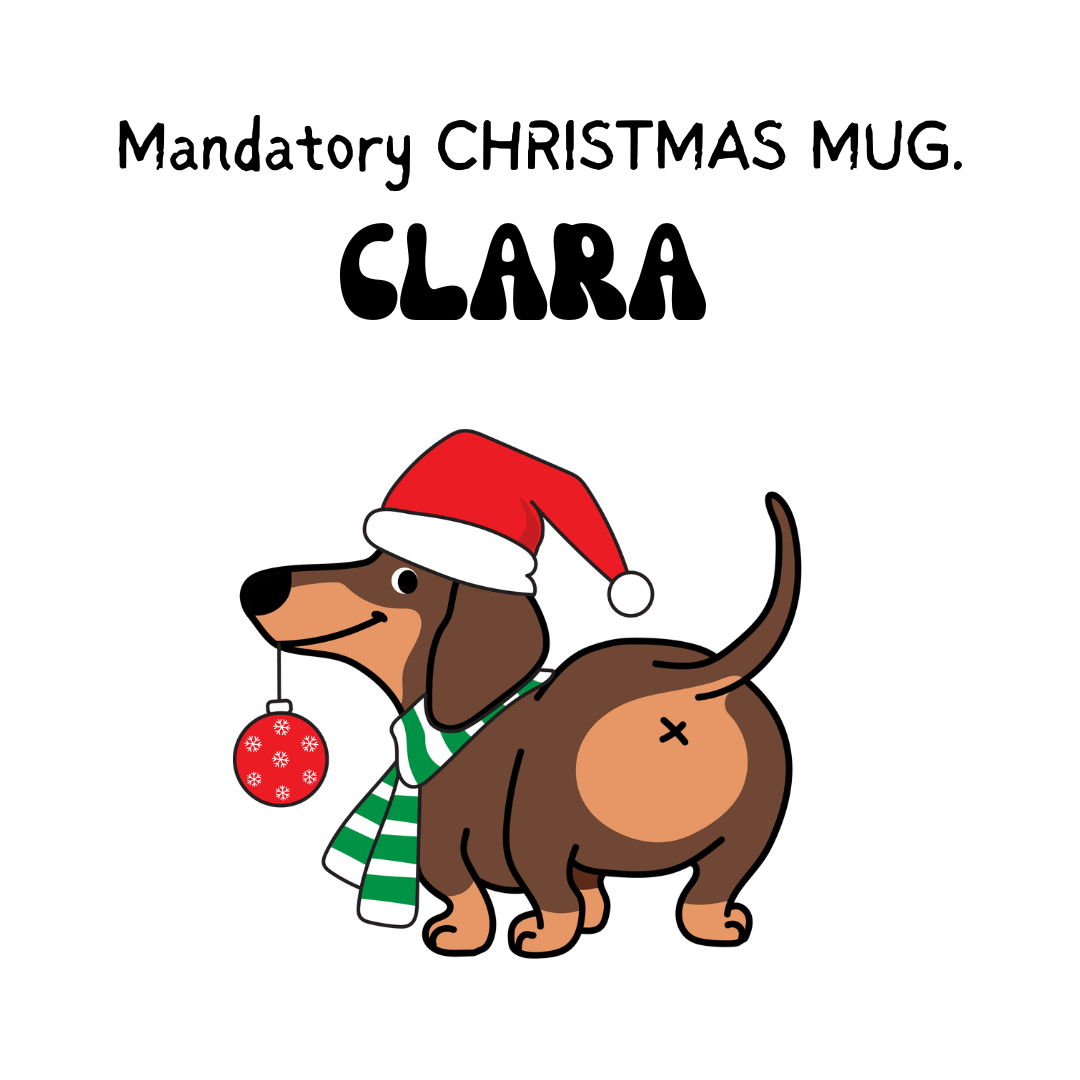 Christmas Mug- personalised with name